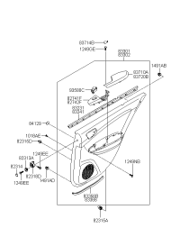 837403K000U7-HANDLE-REAR DOOR PULL,RH