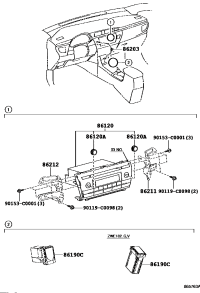 8612002F10-RECEIVER ASSY, RADIO