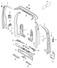 7H0804849-Threaded plate: