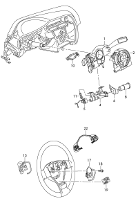 L34D953513-Switch, high beam & low beam lamp