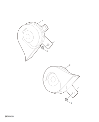 10030174-HORN ASSY, HIGH PITCHED