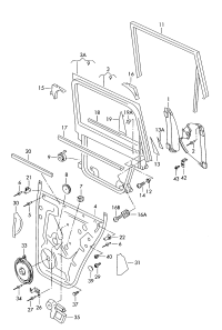 7L0839461D-WINDOW WINDER LH FRT/A6