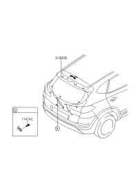 91680F8040-WIRING ASSY-TAIL GATE