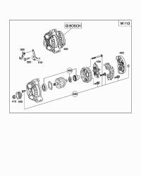 0131548302-ALTERNATOR 14V/150A-S(W220)199