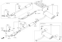 286104T100-MUFFLER ASSY-FRONT