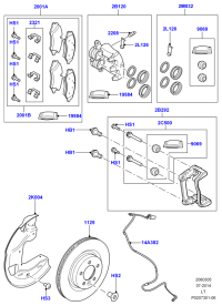 SEM500080-BRAKE WEAR SENSOR / L319