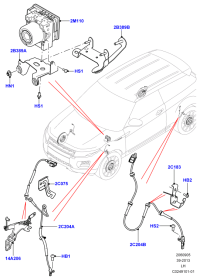 LR047449-BRACKET-ENGINE SUPP*