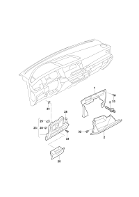 2GG857101-Glove box assy