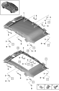 9Y38616871E0-Bracket retainer black