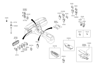 935103B312FT-SWITCH ASSY-POWER WINDOW,MAIN