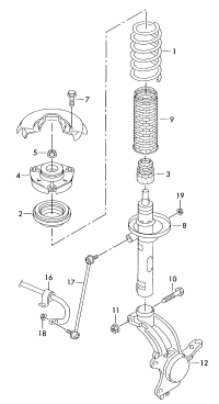 3CD513049A-Shock absorber:
