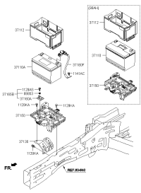 371602W000-BRACKET-BATTERY