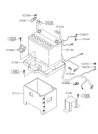 3711226100-Insulator, battery