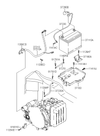 3720008300-CABLE ASSY-BATTERY