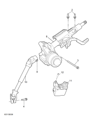 91000276-Bolt steering intermediate shaft