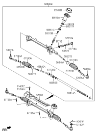 56500F9100-GEAR & LINKAGE ASSY-P/S