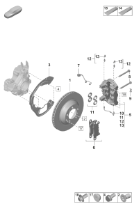 9Y0615601B-Brake disc: