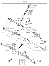 56500B3500-GEAR & LINKAGE ASSY-P/S
