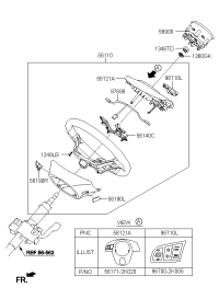 561102X150ALK-WHEEL ASSY-STEERING