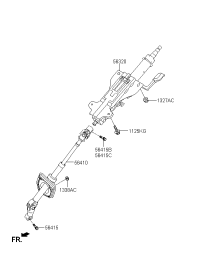 563102P110-COLUMN ASSY-STEERING