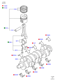 1S7J6148AA-RING SET,PISTON