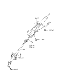 563102P000-COLUMN ASSY-STEERING