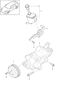 95531401500-Oil tank-steering booster