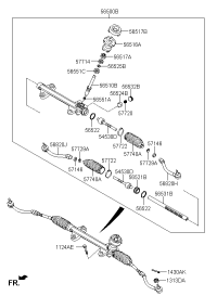 56500A5500-GEAR & LINKAGE ASSY-P/S