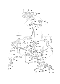 4KG407151-PORSCHE MACAN CONTROL ARM-LH
