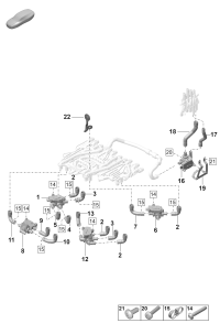 9J1963375E-Valve, for coolant circuit