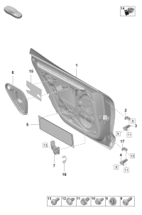 9J1833051YGRV-Door assy-white