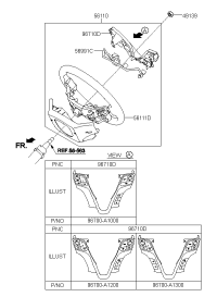 56110A1300NBC-WHEEL ASSY-STEERING