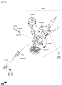 56340B3600-CONTROLLER ASSY-MDPS