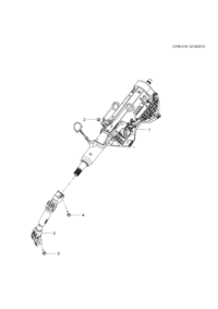 13424016-Column (black), steering