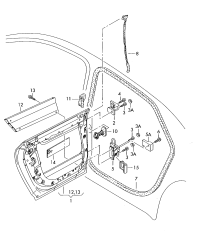 4E4833051A-Door assy-rr, lh