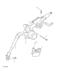 10109537-Column, steering upper