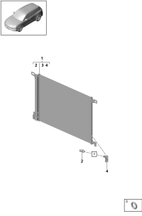 PAB81641100-Condenser fitting: pressure sensor deprecated parts