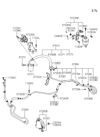 575602C000-Tube & hose assy-return