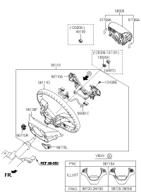 569002M0059PX-MODULE ASSY-STRG WHEEL AIR BAG