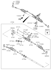 577002M002-GEAR & LINKAGE ASSY-P/S