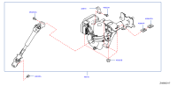 488105UR0A-COLUMN ASSY-STEERING