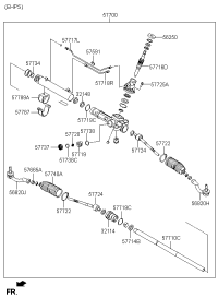 577003N101-GEAR & LINKAGE ASSY-P/S