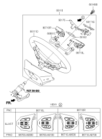 56120A9200WK-BODY-STEERING WHEEL