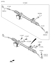 56820B1500-END ASSY-TIE ROD,LH