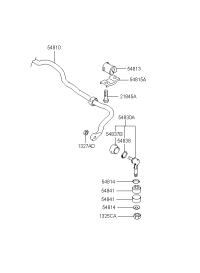 5481009000-BAR ASSY-FR STABILIZER