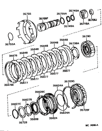 3566750020-DISC, CLUTCH (FOR 2ND BRAKE)