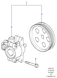 1S7C3A696AD-*SC*PUMP ASSY - POWER 3.2LTR