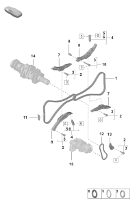 9A700836500-Bolt, tensioner
