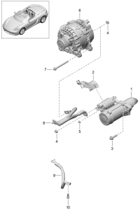 9A260411100-STARTER 12V/1KW/10T-JEETA III