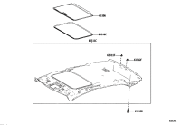 6330606150B0-TRIM SUB-ASSY, SUNSHADE